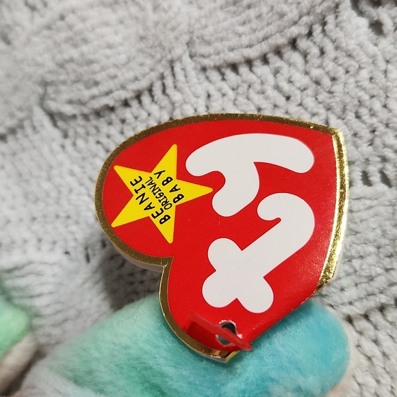 🕸Vintage Ty Beanie Baby Original "Iggy" The Iguana 1997 P.V.C Pellets - Picture 8 of 11